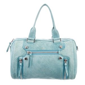 BOTKIER Logan Leather Satchel Bag w/Shoulder Strap